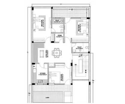 south_facig_house_floor_plan